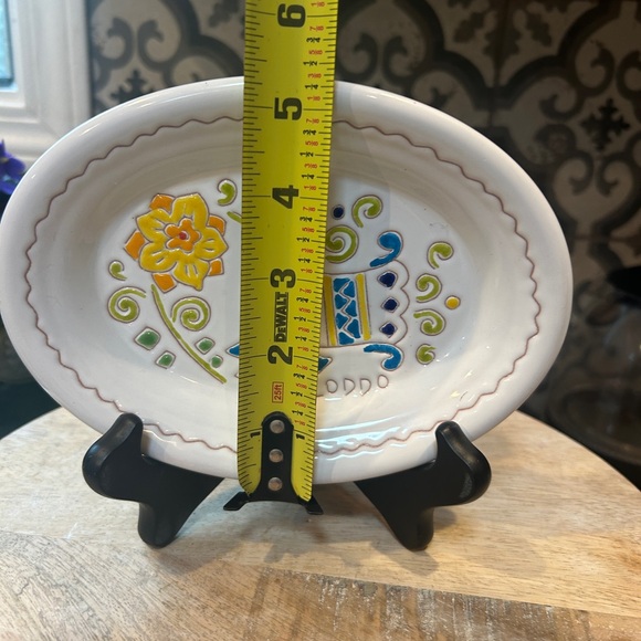 RARE FIND-SARDINIAN CERAMIC DISH- MADE BY LODDO IN DORGALI-NU STAMPED & NUMBERED - Picture 7 of 7